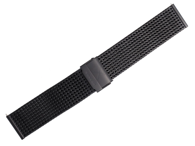 Oryginalna bransoleta Skagen Falster 3 SKT5207 czarna mesh 22mm